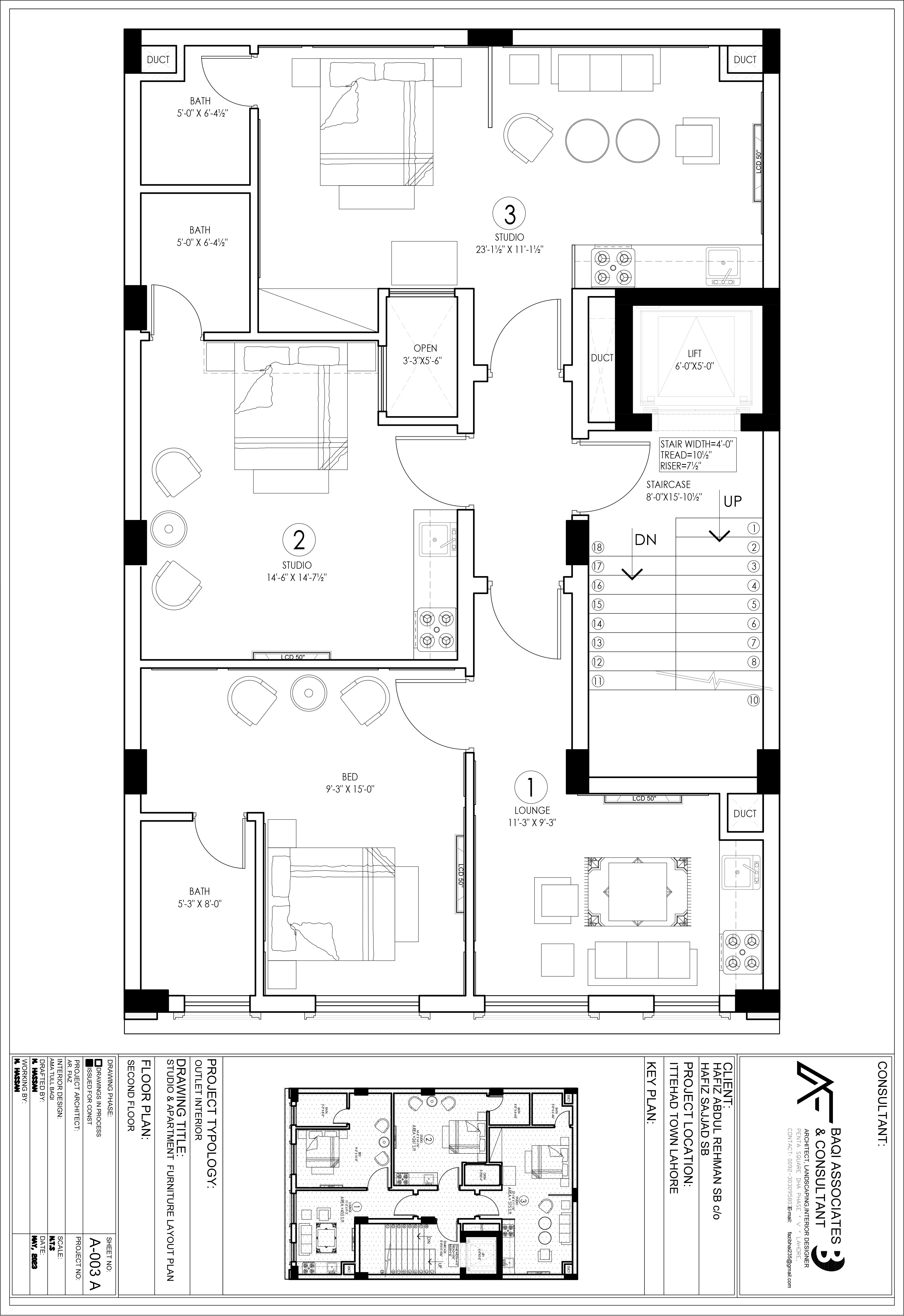 Second to Fifth Floors